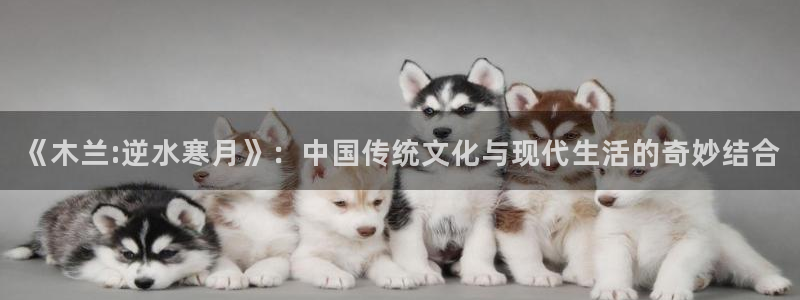 免费观看香蕉漫画：《木兰:逆水寒月》：中国传统文化与现代生活的奇妙结合